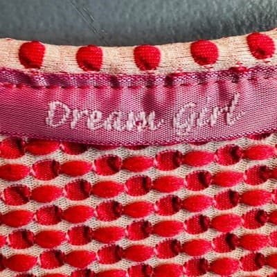 Dream Girl Girls Red White Polka Dot Peplum Knee-Length Dress Size 8 Party - Thumbnail 5