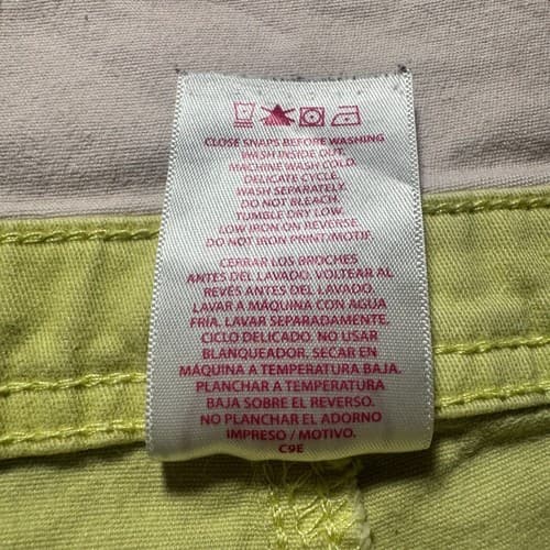 365 Kids from Garanimals Girls Unicorn Pastel Denim Shortalls Size 7 - Thumbnail 8