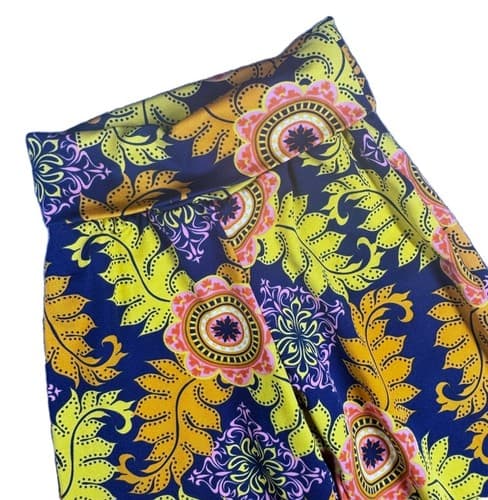 Wrangler Rock 47 Woman's Paisley Flare Bell Bottom Pants Size XXS Boho Western - Thumbnail 4