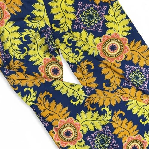 Wrangler Rock 47 Woman's Paisley Flare Bell Bottom Pants Size XXS Boho Western - Thumbnail 3