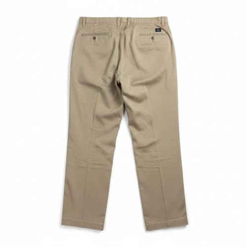 Dockers Men's Classic Fit Pleated Khaki Pants 38x30 Tan 100% Cotton Chinos - Thumbnail 2