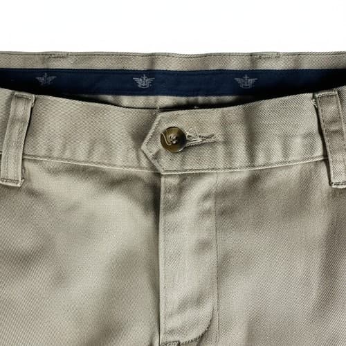 Dockers Men's Classic Fit Pleated Khaki Pants 38x30 Tan 100% Cotton Chinos - Thumbnail 4