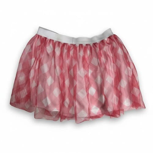 Disney Junior Minnie Mouse Girls Red Gingham Tutu Skirt Size 5T Excellent - Thumbnail 3