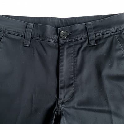 Armani Exchange Men's Navy Chino Shorts Size 34 Cotton Blend Excellent Condition - Thumbnail 4
