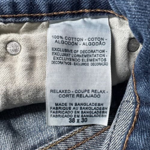 Signature by Levi Strauss & Co. Men's Relaxed Fit Straight Jeans 38x30 Blue - Thumbnail 6