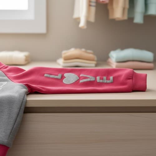 Coney Island Girls Zip-Up Hoodie Gray Pink Heart Love Graphic Size 4T Fleece - Thumbnail 4