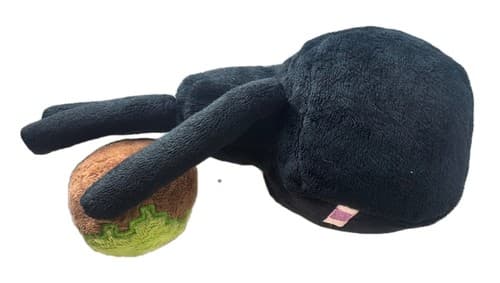 Minecraft Enderman Holding Grass Block 8 inch Plush Toy Jinx Mojang 2018 Clean - Thumbnail 7