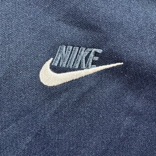 Nike Men's Navy Blue Track Jacket XL Full Zip White Stripe - Excellent Cond. - Thumbnail 8