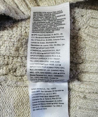 Old Navy Size 3 Toddler Beige Unisex Soft Warm Long Sleeve Knit Design - Thumbnail 7