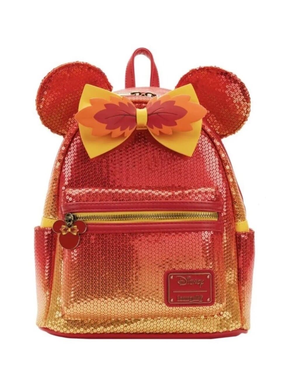 Loungefly Disney Fall Sequin Minnie Mouse Ombre Mini Backpack - Thumbnail 7