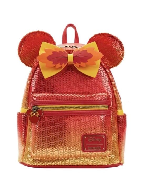 Loungefly Disney Fall Sequin Minnie Mouse Ombre Mini Backpack - Thumbnail 8