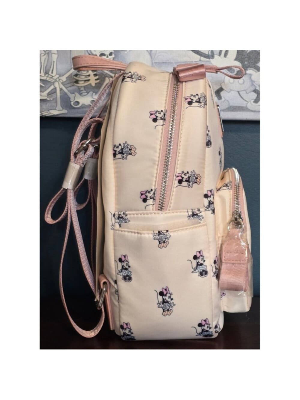 Loungefly Disney Minnie Mouse Cloth Backpack and Wallet - Thumbnail 4