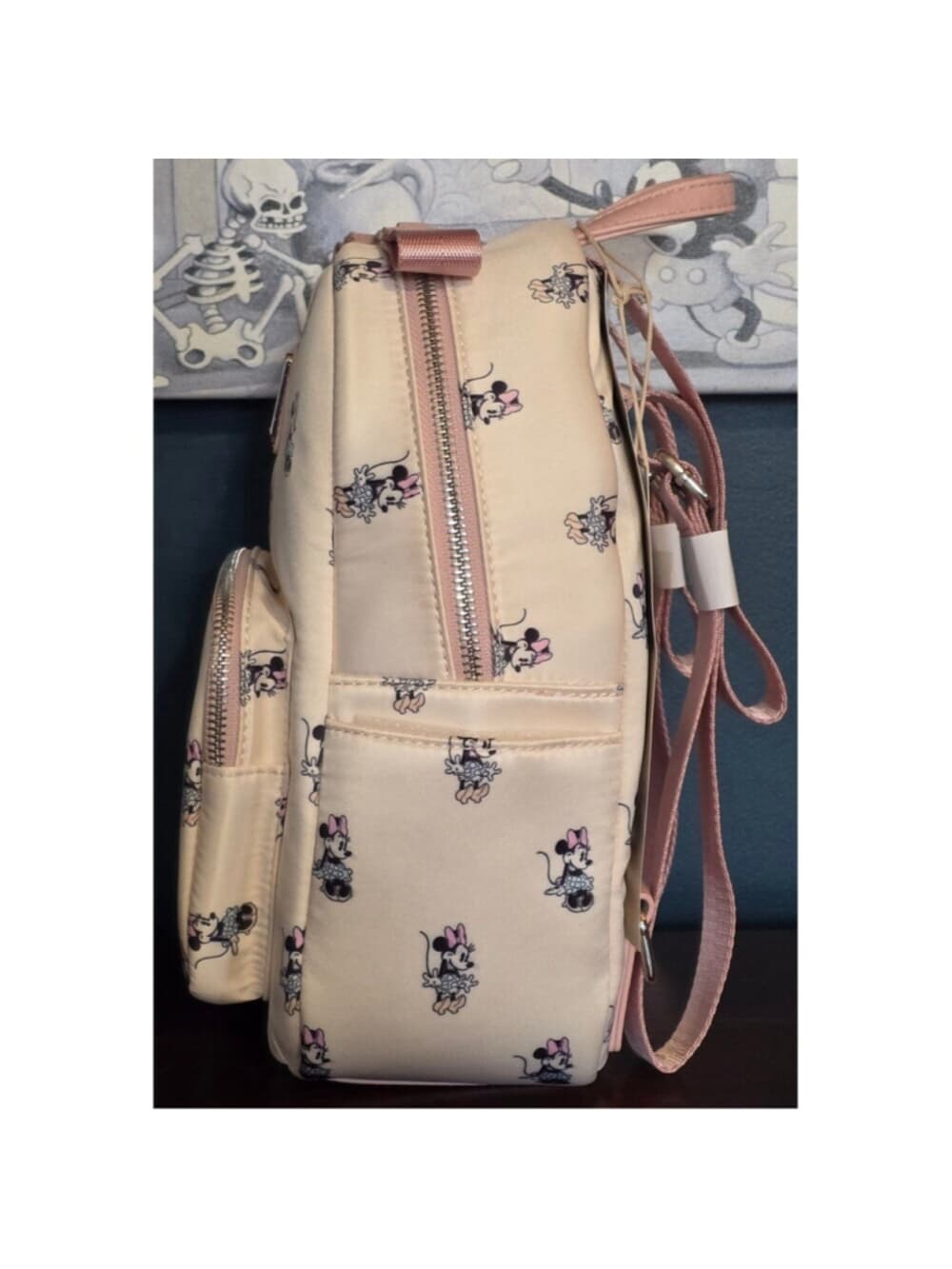 Loungefly Disney Minnie Mouse Cloth Backpack and Wallet - Thumbnail 3