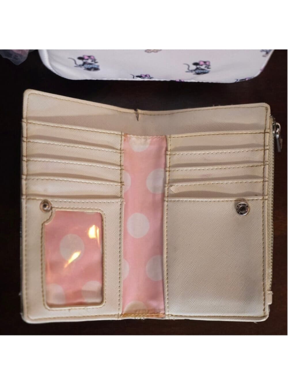 Loungefly Disney Minnie Mouse Cloth Backpack and Wallet - Thumbnail 11