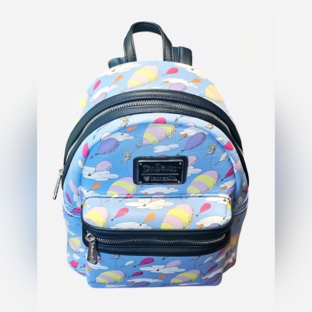 RARE Vintage Loungefly ❤️ Logo Dr Seuss AOP Backpack - Thumbnail 6