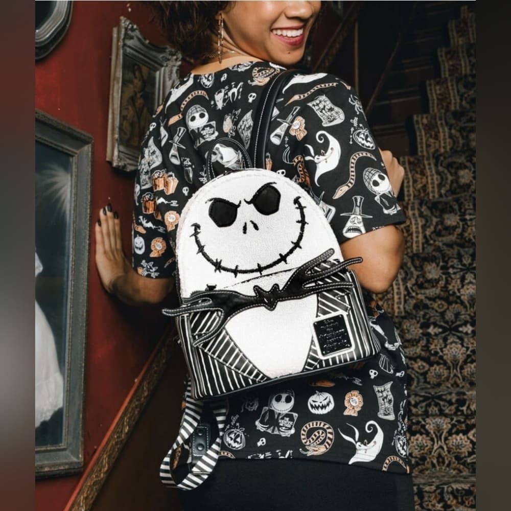 Loungefly NBC Jack Sequin Backpack - Thumbnail 8
