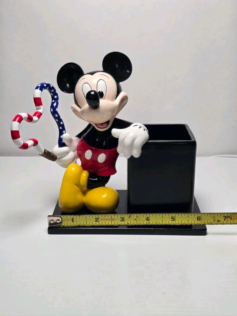Vintage Rare 1997 Disney Mickey Mouse Resin Pencil Cup Desk Accessory - Thumbnail 11