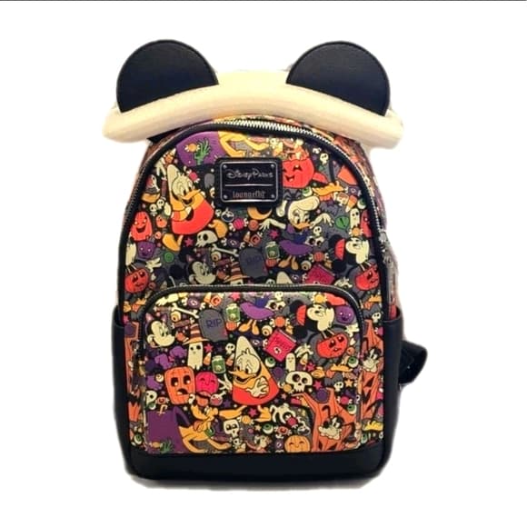 2022 Loungefly Disney Parks Mickey And Friends Halloween Mini Backpack - Thumbnail 11