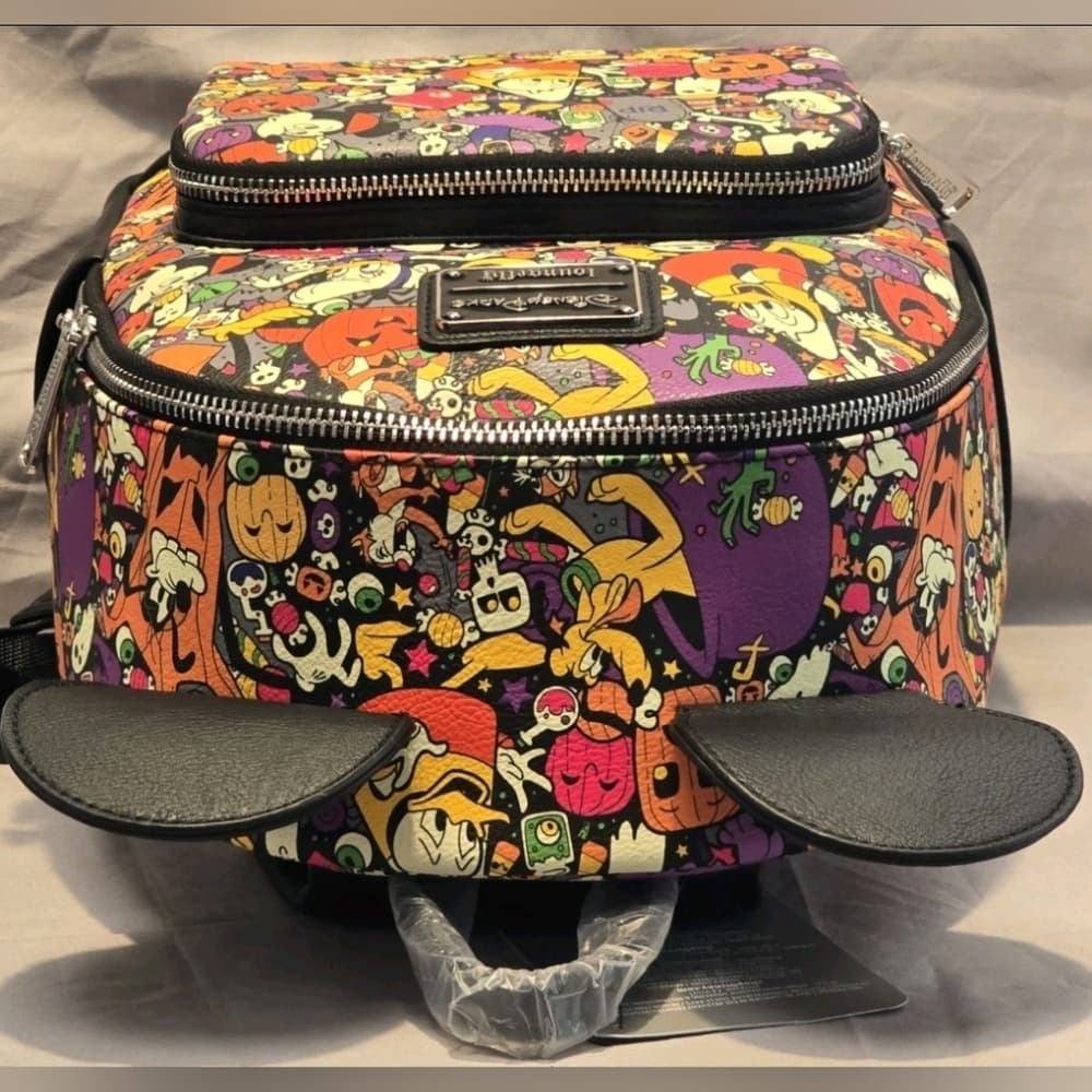 2022 Loungefly Disney Parks Mickey And Friends Halloween Mini Backpack - Thumbnail 8