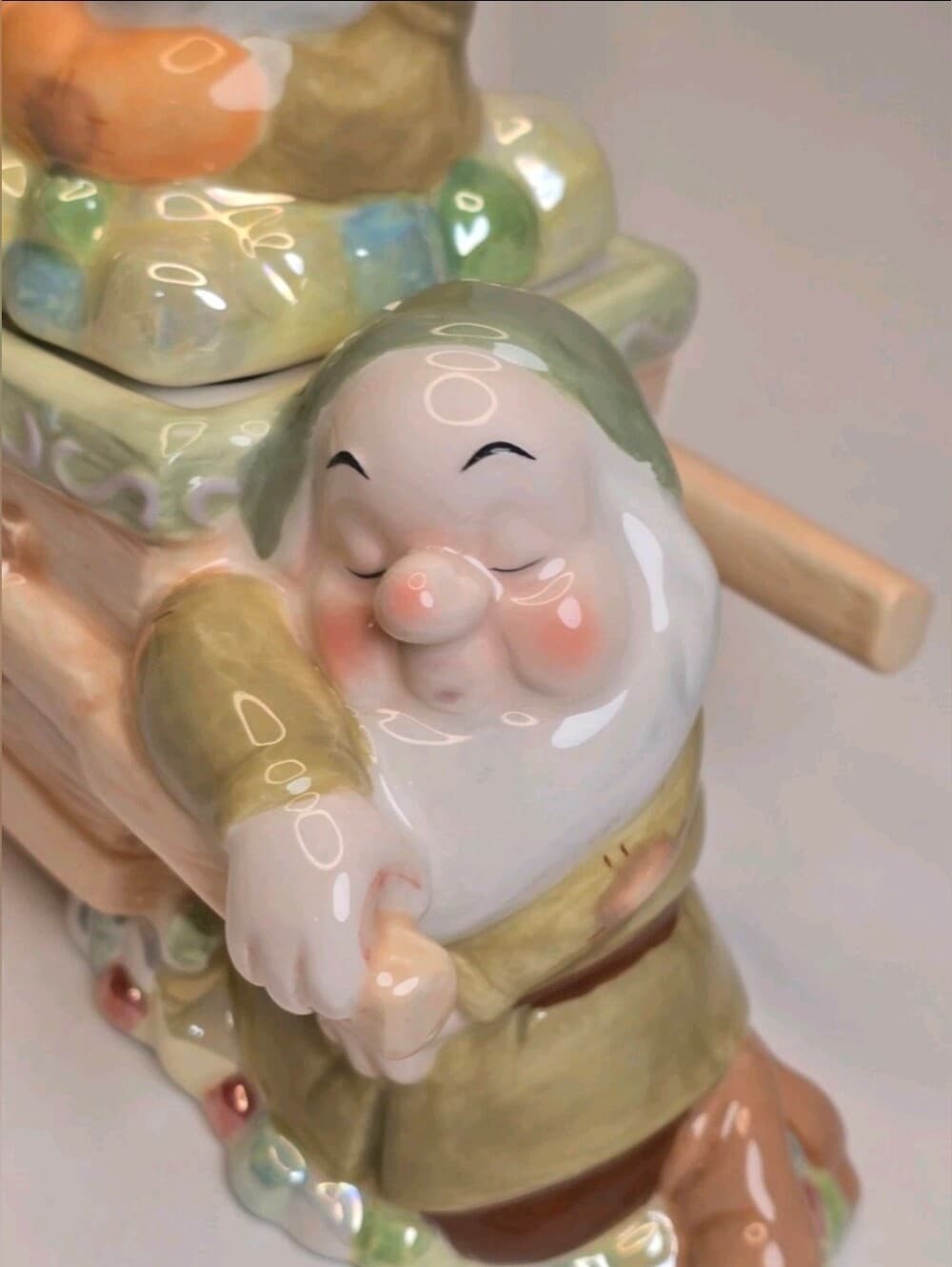 Rare Retired Disney Direct 2000s Snow White & Seven Dwarfs Ceramic Tea Set IOB - Thumbnail 5