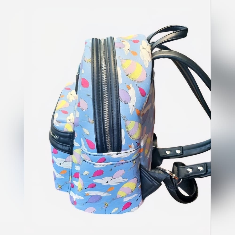RARE Vintage Loungefly ❤️ Logo Dr Seuss AOP Backpack - Thumbnail 4