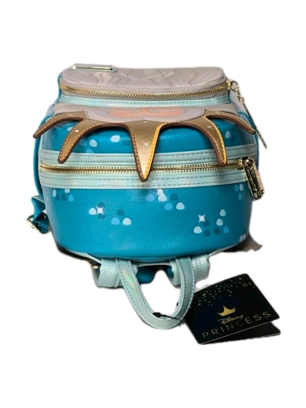 Loungefly Disney Little Mermaid King Triton Cosplay Mini Backpack 2022 Rare NWT - Thumbnail 6