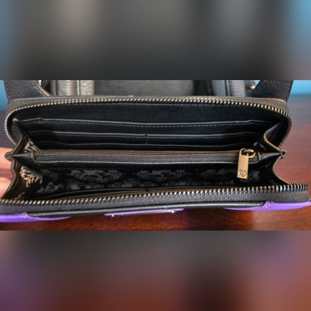 Loungefly ❤️ Logo Disney Maleficent with Matching Wallet - Thumbnail 9