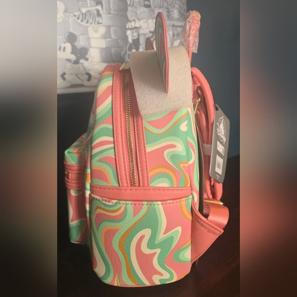 Loungefly Disney Parks Mickey Mouse Swirl Backpack - Thumbnail 2