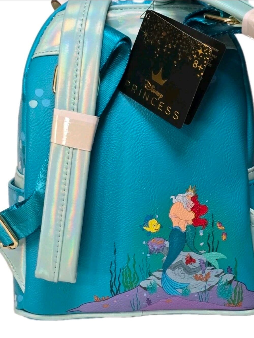 Loungefly Disney Little Mermaid King Triton Cosplay Mini Backpack 2022 Rare NWT - Thumbnail 5