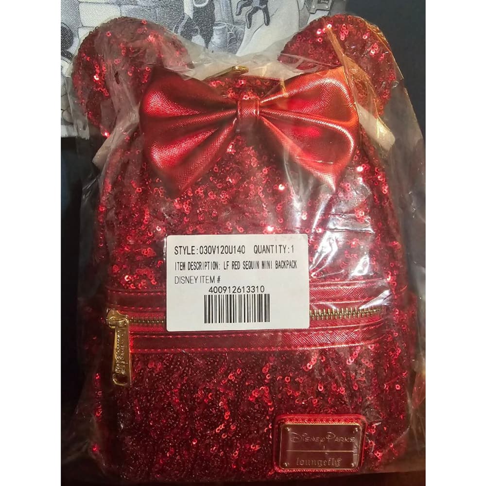 Loungefly Disney Parks Redd Minnie Mouse Backpack