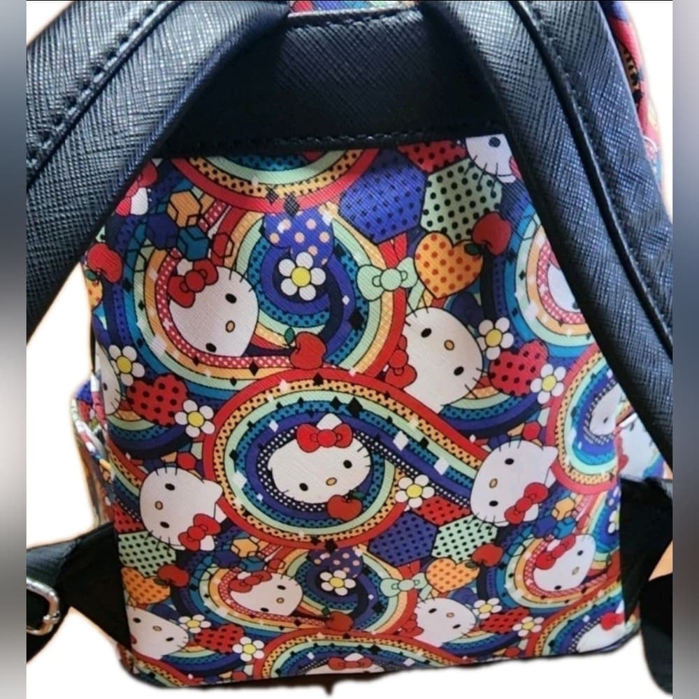 2018 Loungefly OG Hello Kitty Rainbow Mini Backpack - Thumbnail 4