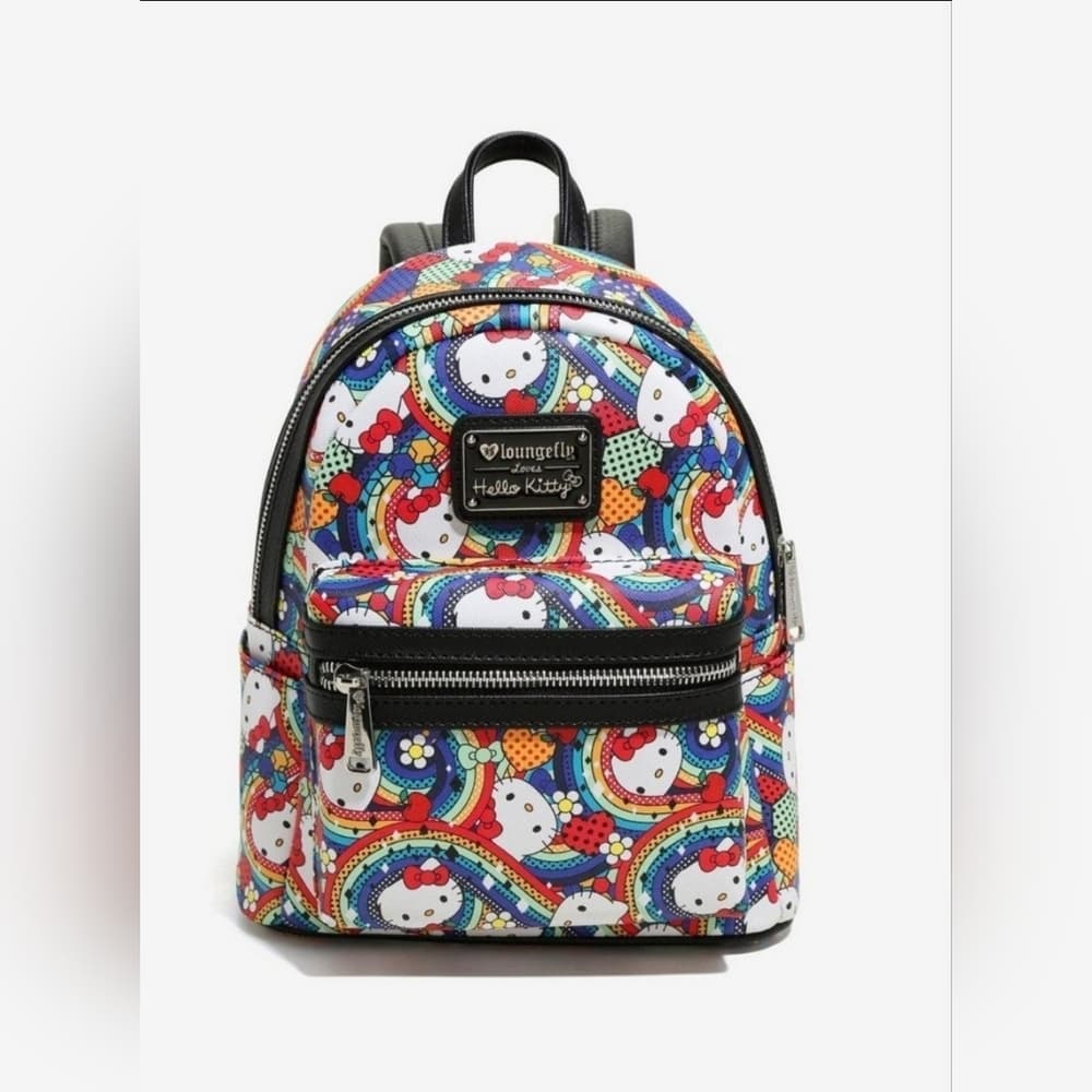 2018 Loungefly OG Hello Kitty Rainbow Mini Backpack - Thumbnail 10