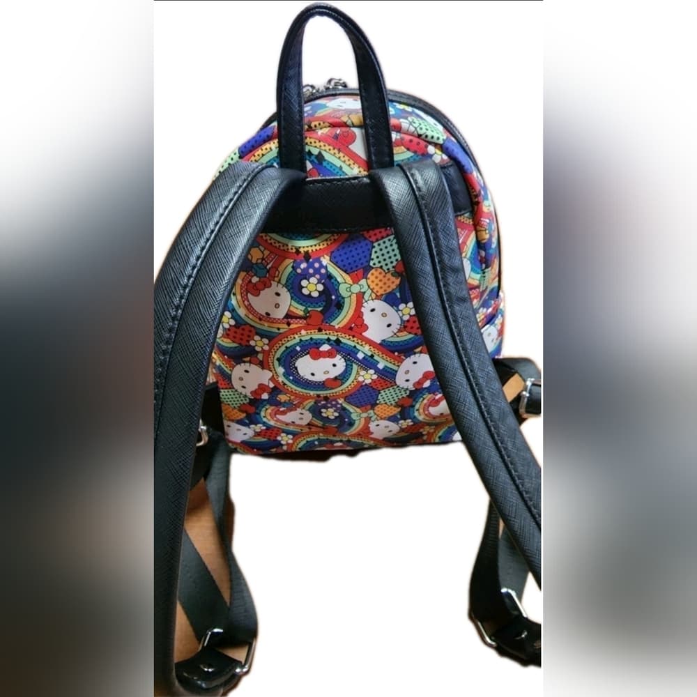 2018 Loungefly OG Hello Kitty Rainbow Mini Backpack - Thumbnail 3