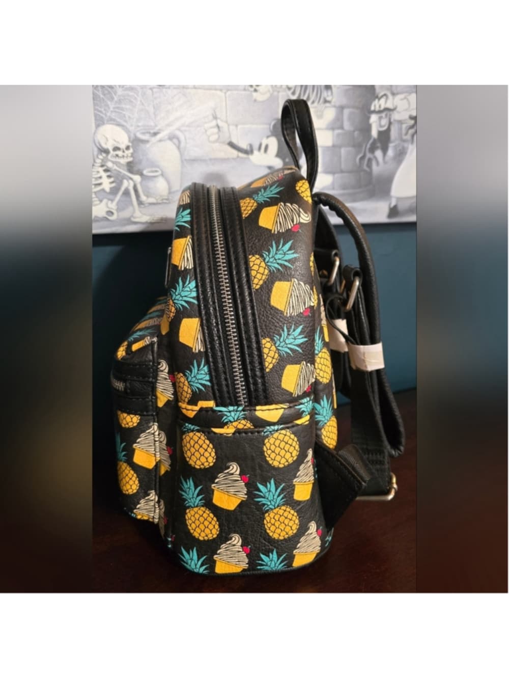 Loungefly Disney Parks Dole Whip Pineapple Swirl Mini Backpack - Thumbnail 2