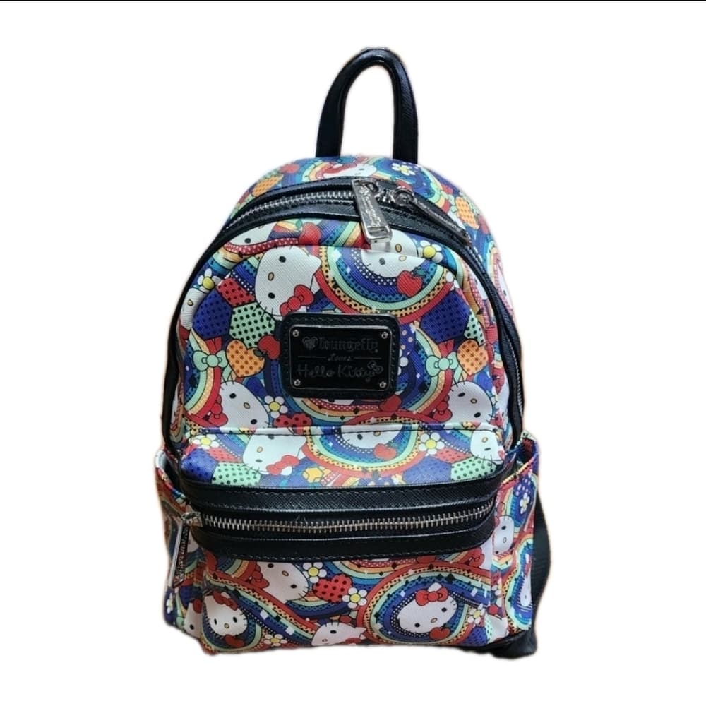 2018 Loungefly OG Hello Kitty Rainbow Mini Backpack