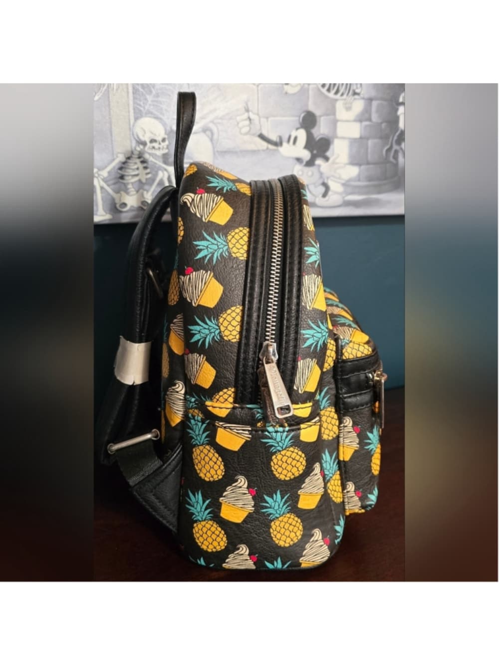 Loungefly Disney Parks Dole Whip Pineapple Swirl Mini Backpack - Thumbnail 3