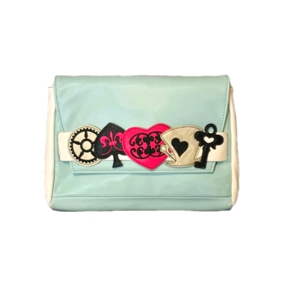 Danielle Nicole Disney Alice Wonderland Through The Looking Glass Clutch Purse - Thumbnail 10