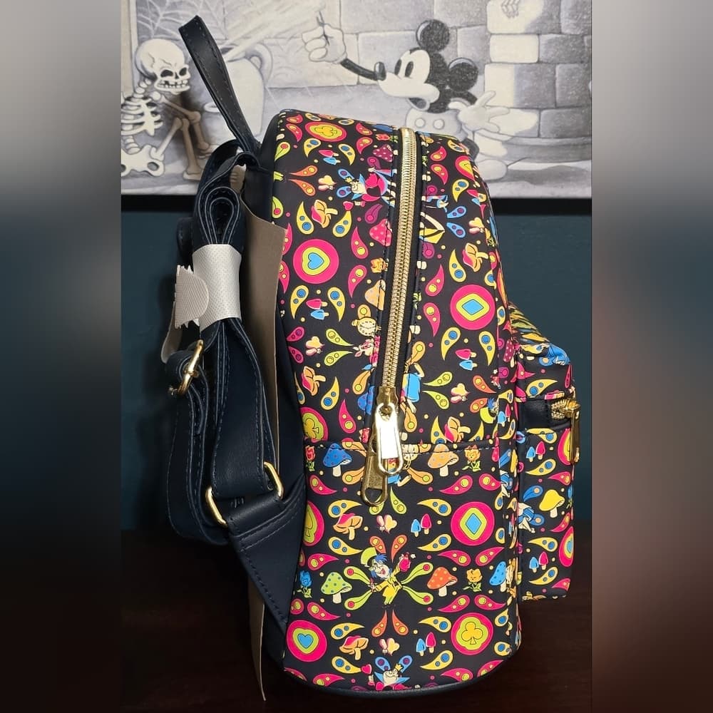 Loungefly Disney Alice in Wonderland Retro Mini Backpack - Thumbnail 4