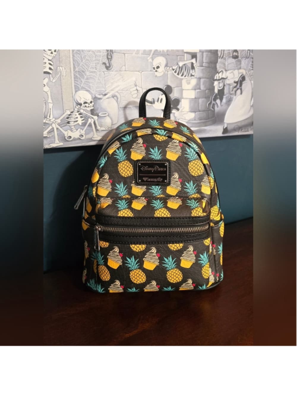 Loungefly Disney Parks Dole Whip Pineapple Swirl Mini Backpack - Thumbnail 9