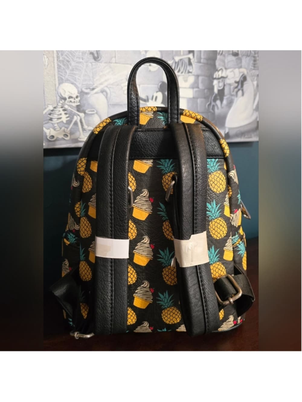 Loungefly Disney Parks Dole Whip Pineapple Swirl Mini Backpack - Thumbnail 4
