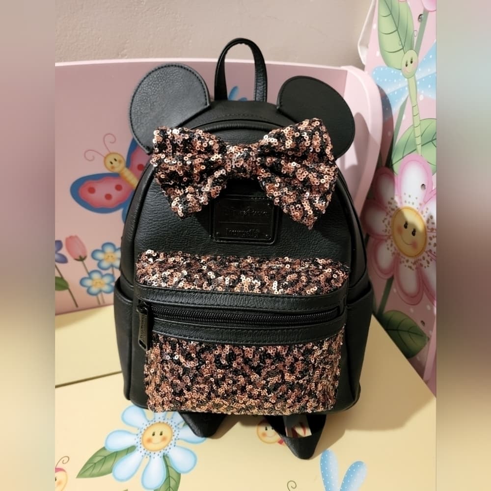 Loungefly Disney Parks Minnie Mouse Belle of the Ball Backpack
