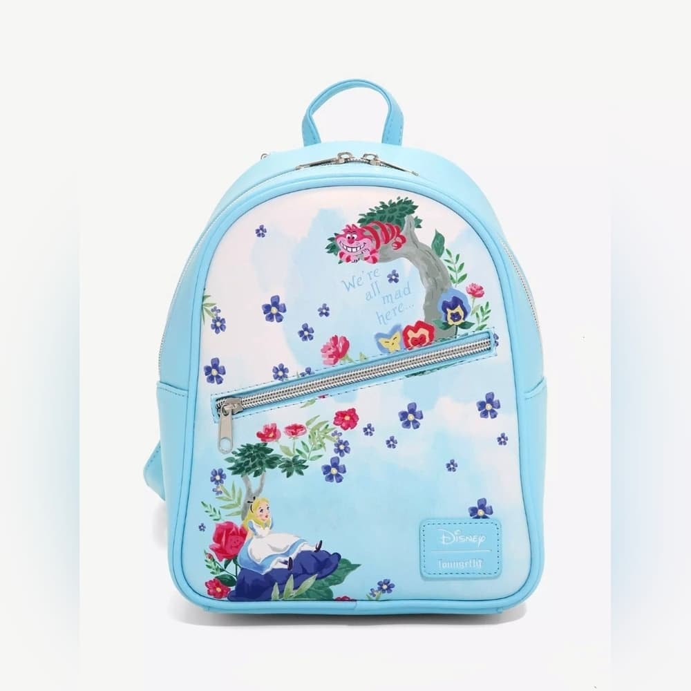 Loungefly Disney Alice In Wonderland Watercolor Mini Backpack - Thumbnail 10