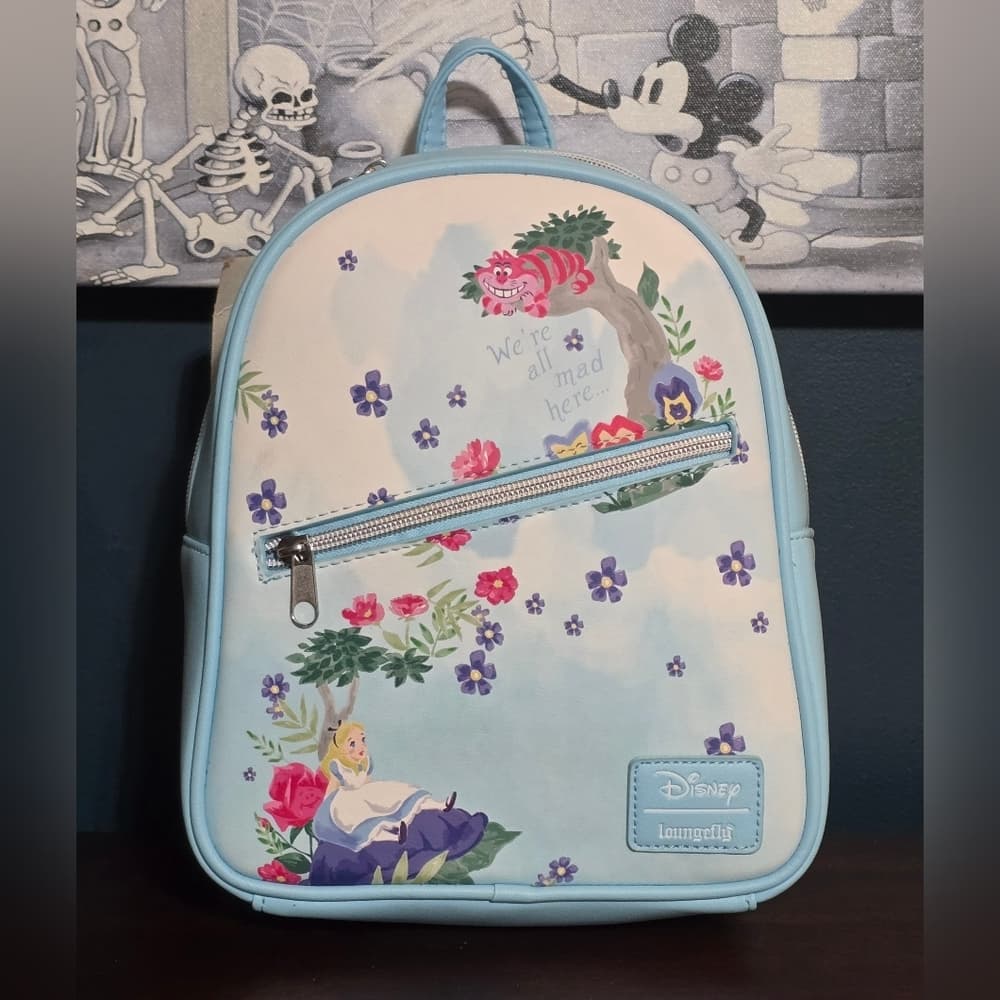 Loungefly Disney Alice In Wonderland Watercolor Mini Backpack - Thumbnail 2