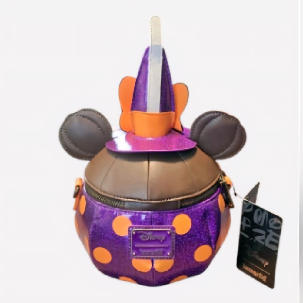 Loungefly Disney Halloween Witch Minnie Mouse Apple Crossbody Bag - Thumbnail 3