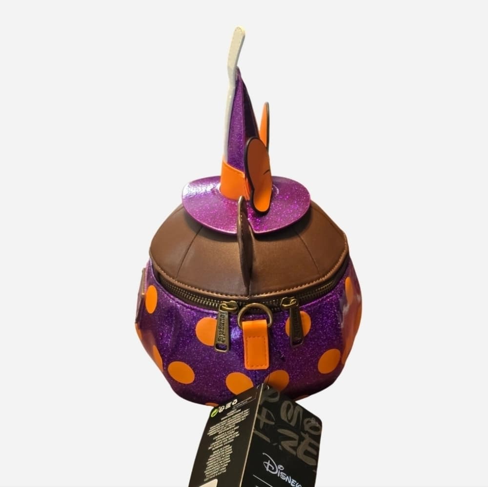 Loungefly Disney Halloween Witch Minnie Mouse Apple Crossbody Bag - Thumbnail 4