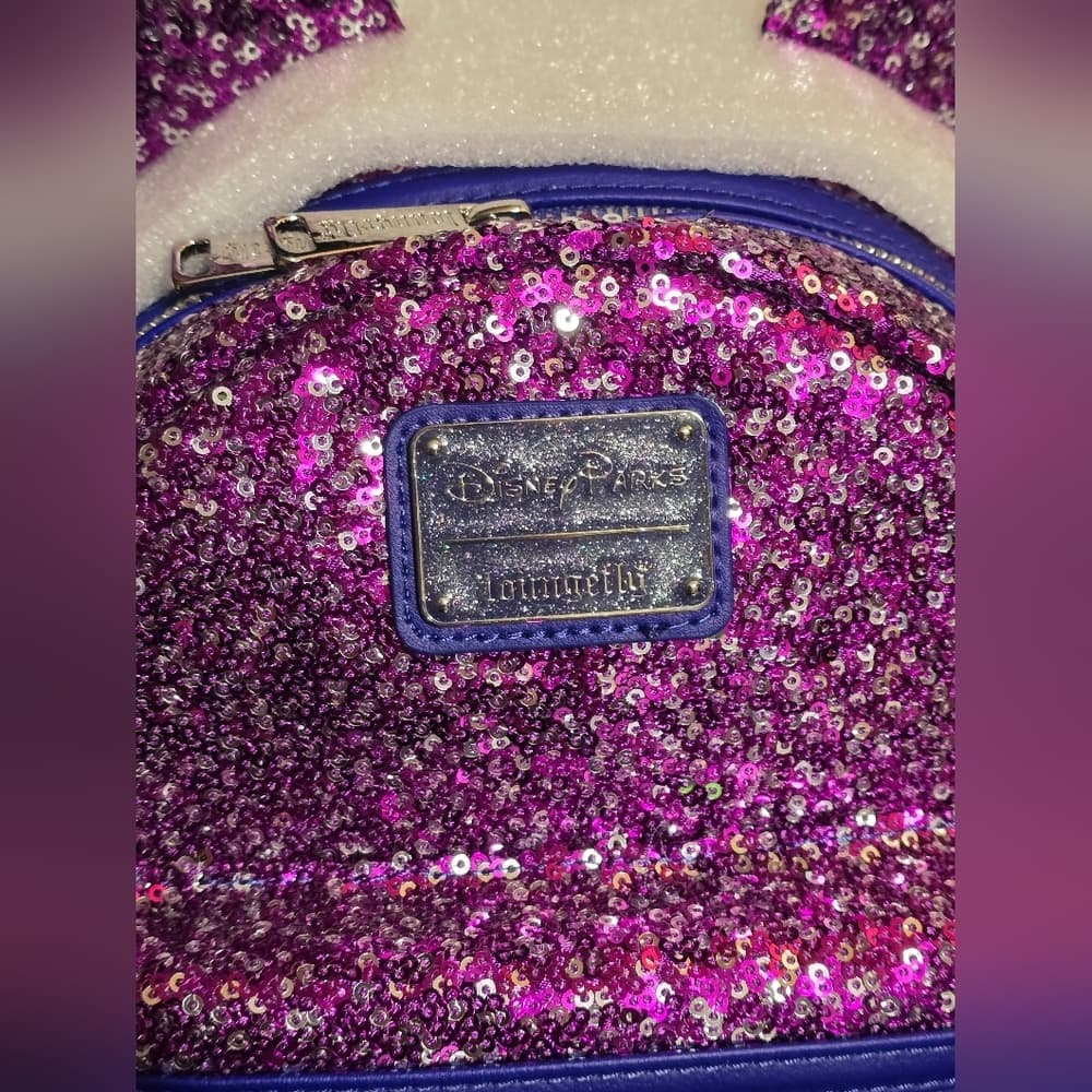 Loungefly Disney Parks Paris 30th Anniversary Sequin Backpack - Thumbnail 3