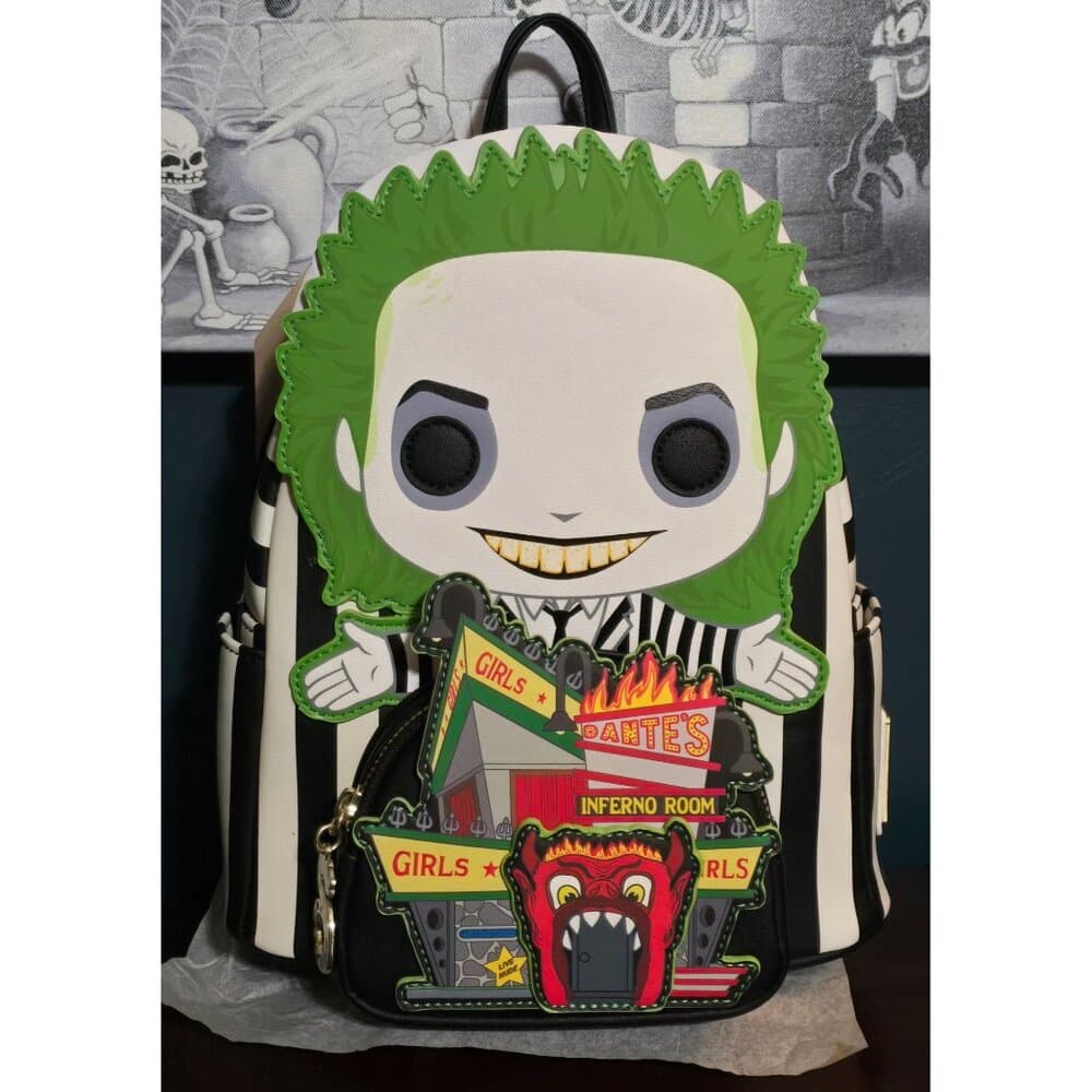 Loungefly Beetlejuice Dantes Inferno Backpack - Thumbnail 3
