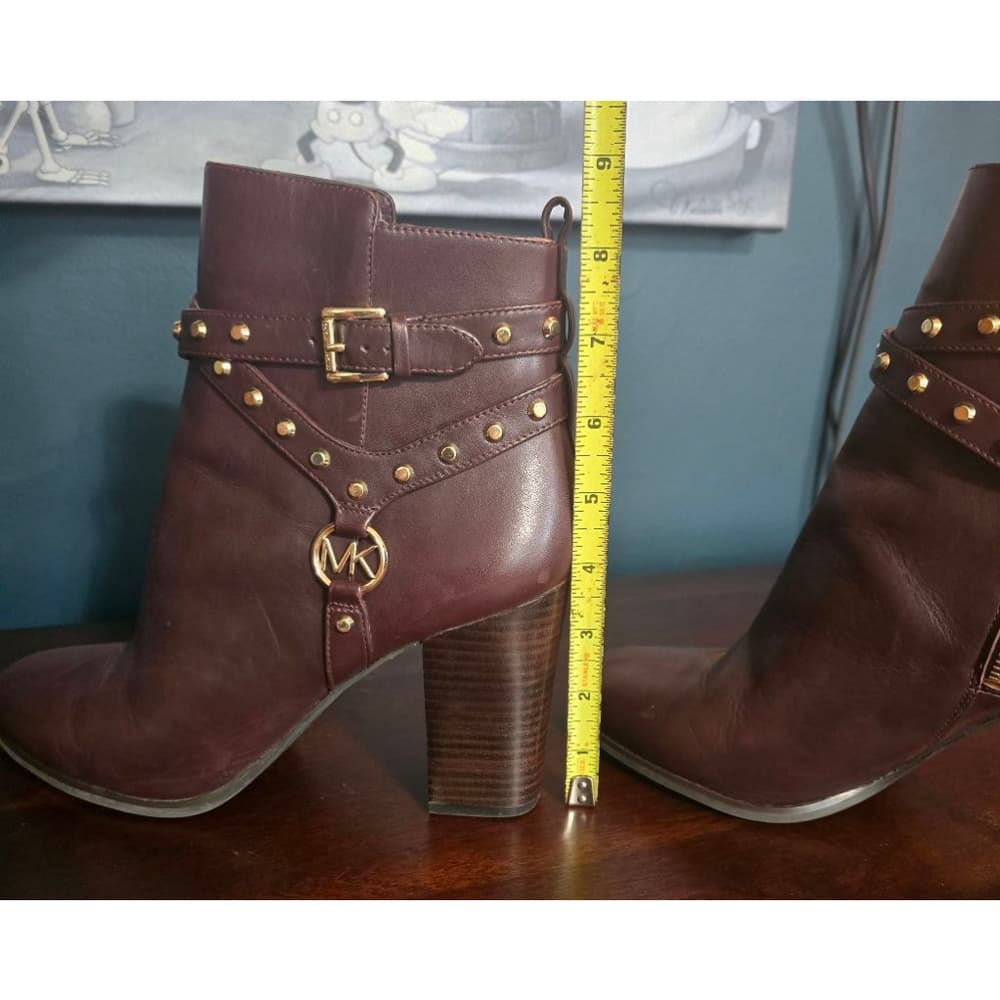 Michael Kors Preston Studded Leather Ankle Boot - Thumbnail 7