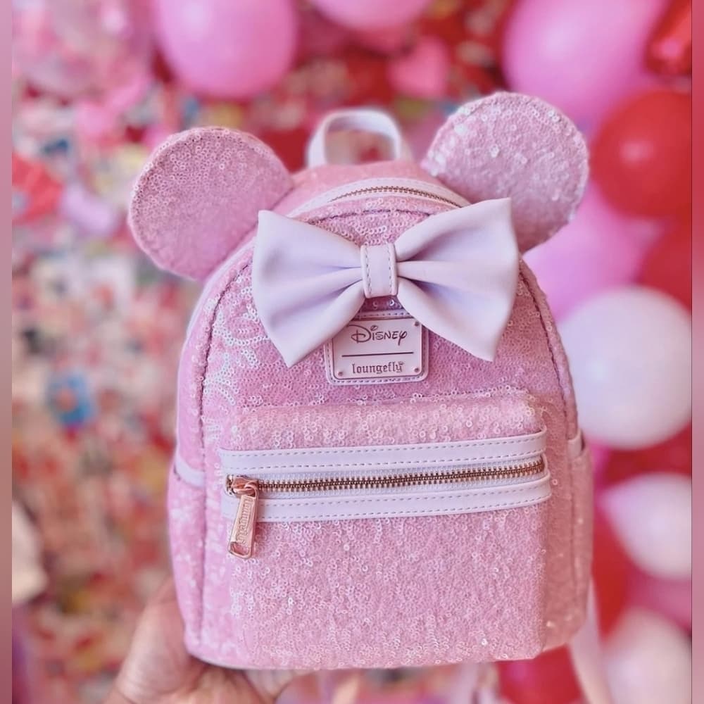 Loungefly Disney Cotton Candy Sequin Backpack - Thumbnail 8