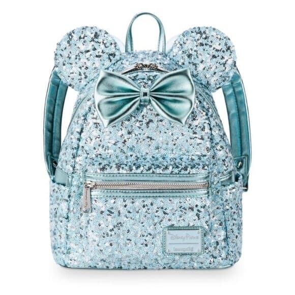 Loungefly Disney Parks Arendelle Aqua Frozen Mini Backpack - Thumbnail 8